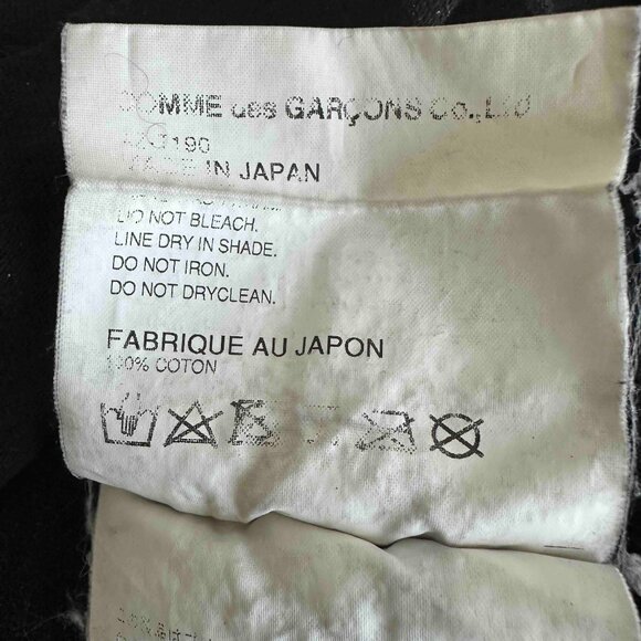 Comme Des Garcons, PLAY, Heart Print T-shirt, Unisex Medium, Black Black - Picture 7 of 7